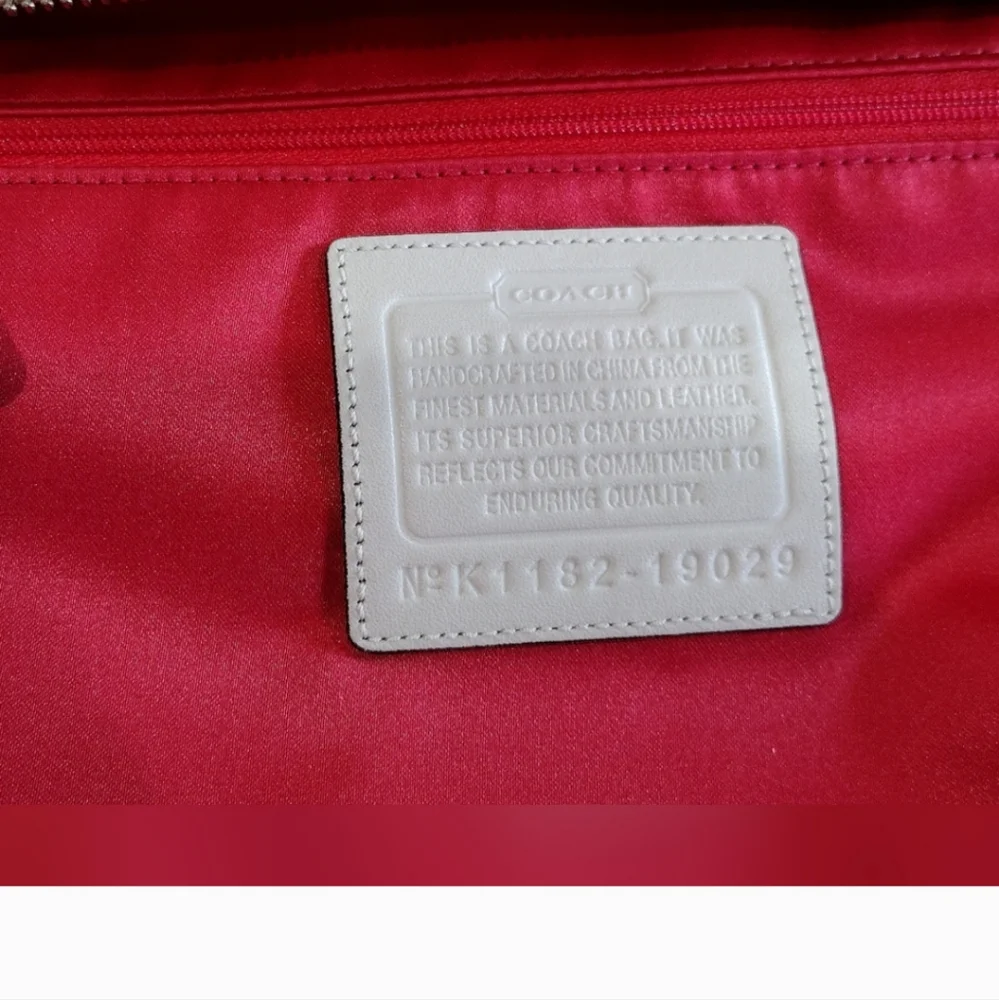 Coach Poppy Placed Flower Glam Sequin Tote